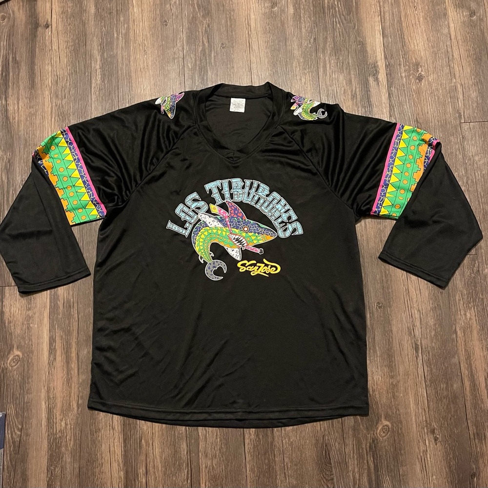 San Jose Sharks Los Tiburones hockey jersey size medium